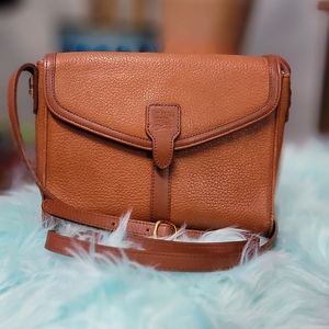 Burberrys Vintage Brown leather crossbody/sling Preloved Authentic bag